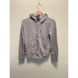 Prana Gray Zip-Up Hoodie